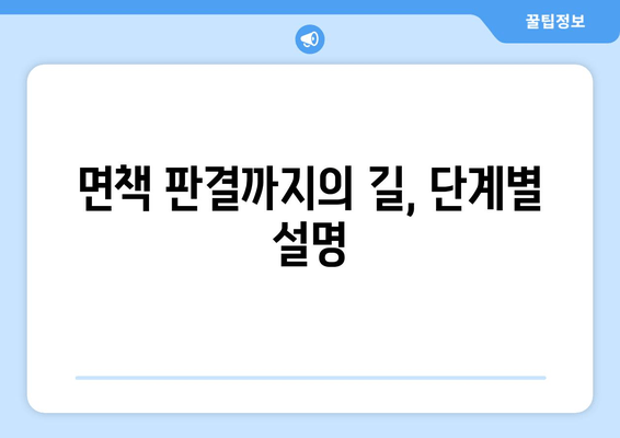 면책 판결까지의 길, 단계별 설명