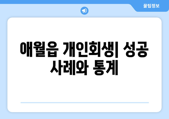 애월읍 개인회생| 성공 사례와 통계