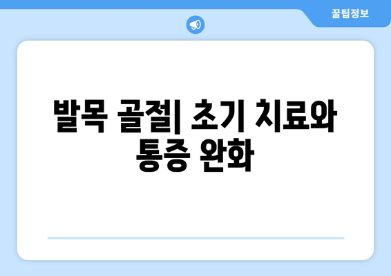 발목골절 치료법| 통증과 고통 완화를 위한 5가지 단계 | 발목 부상, 회복, 재활, 운동