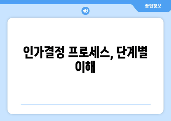 인가결정 프로세스, 단계별 이해