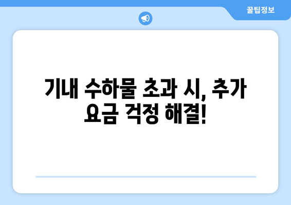 기내 수하물 규정 완벽 가이드 | 꼼꼼하게 알아보고 안전하게 여행하세요!