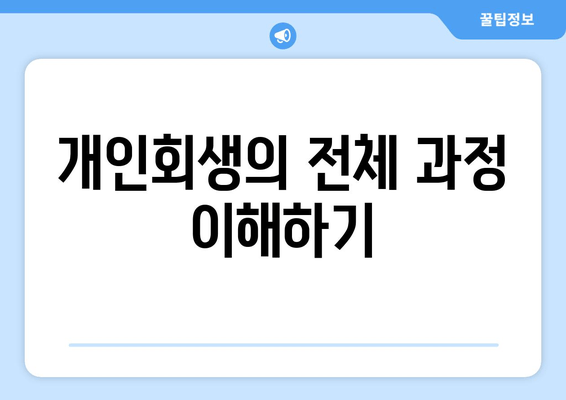 개인회생의 전체 과정 이해하기