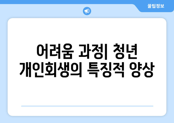 어려움 과정| 청년 개인회생의 특징적 양상