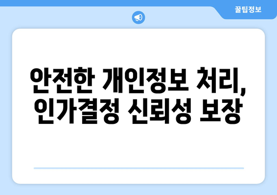 안전한 개인정보 처리, 인가결정 신뢰성 보장