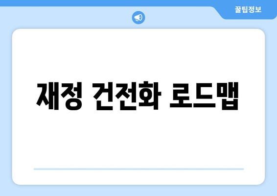 재정 건전화 로드맵