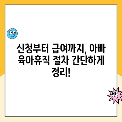 아빠 육아휴직, 급여 신청부터 기간 확대까지 완벽 가이드 | 육아휴직, 급여, 기간 연장, 신청 방법