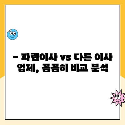 20평 이사, 어디가 좋을까? 김병만의 파란이사 vs 다른 업체 비교 분석 | 이사짐센터, 이사견적, 20평 이사 비용