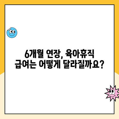 2024년 6+6 육아휴직 급여, 정확하게 계산해보세요! | 육아휴직, 급여 계산, 2024년 변경사항