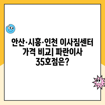 안산, 시흥, 인천 이사짐센터| 파란이사 35호점 이용 후기 | 실제 후기, 장단점 분석, 가격 비교