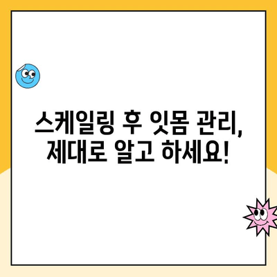 화정역 스케일링 후 잇몸 출혈, 그 원인을 파헤쳐 보세요! | 잇몸 질환, 치주염, 스케일링 후 관리