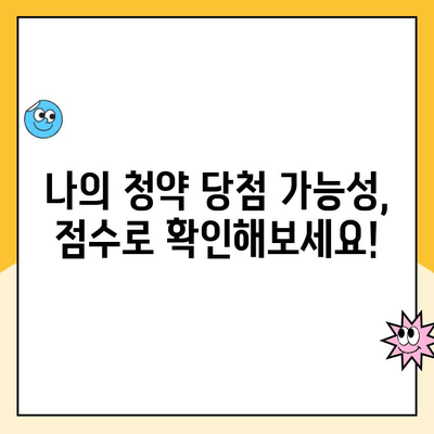 주택청약 구입 가망성 점수 계산법 완벽 가이드 | 청약 당첨 확률 높이는 꿀팁, 점수 계산, 전략