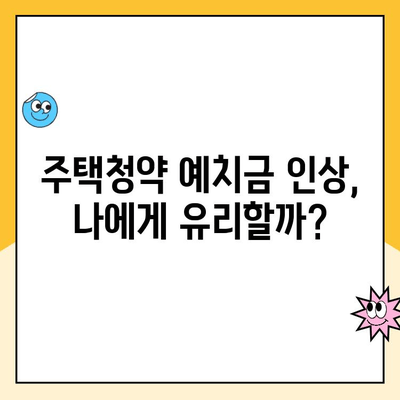 주택청약 예치금 한도 인상과 공공주택 소득공제 혜택| 나에게 유리한 것은? | 주택청약, 예치금, 소득공제, 공공주택