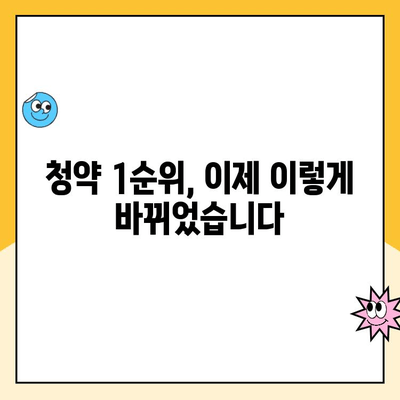 주택청약 1순위 조건 변경| 금액 상향, 가입 연령 확대 | 2023년 개정된 청약 1순위 자격 완벽 정리