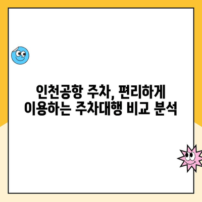 인천공항 장기주차 꿀팁| 주차료 할인 & 주차대행 이용 가이드 | 인천공항 주차, 장기주차, 주차요금 할인, 주차대행