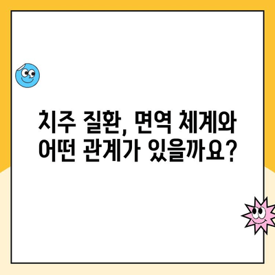 면역 체계와 치주 질환 감수성| 당신의 구강 건강을 지키는 방법 | 치주 질환, 면역 체계, 구강 건강, 예방