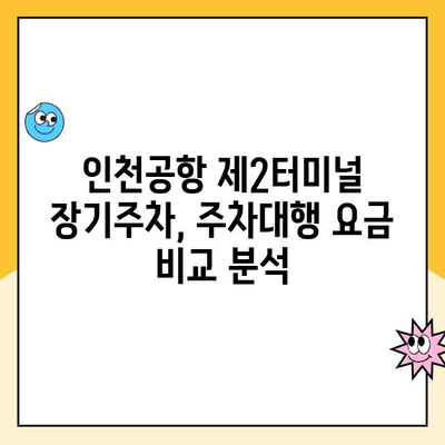 인천공항 제2여객터미널 장기주차장 주차대행 요금 완벽 가이드 | 주차 요금 비교, 예약 방법, 할인 정보