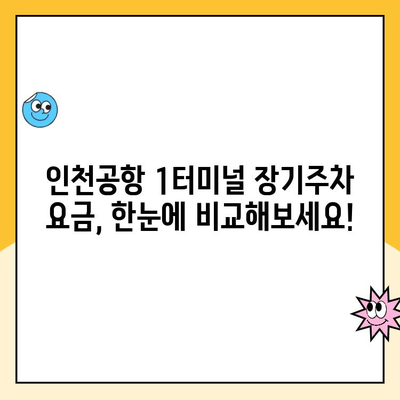 인천국제공항 1터미널 장기주차장 주차대행 및 요금 안내 | 편리하고 안전한 주차, 지금 바로 확인하세요!