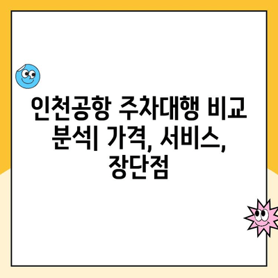 인천공항 장기주차장 주차대행, 요금 비교 분석 & 할인 정보 총정리 | 주차요금, 할인, 주차대행, 비교