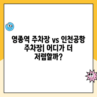 영종역 공영 주차장 이용 가이드| 주차 요금 및 주의 사항 | 인천공항, 주차장 이용 꿀팁, 주차비용