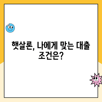 햇살론 직장인, 금리 부담 줄이는 꿀팁 대공개! | 낮은 금리, 대출 조건, 성공 전략