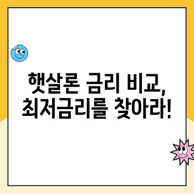 직장인 햇살론 대출 금리 낮추는 꿀팁 | 최저금리 받는 5가지 방법