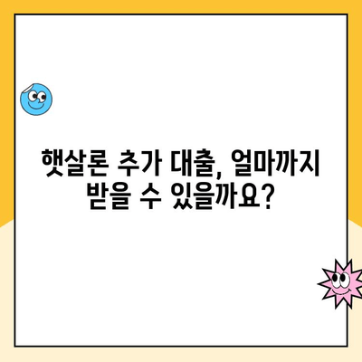 온라인 햇살론 추가 대출, 조건 완벽 정리! | 햇살론, 추가대출, 대출조건, 신청방법