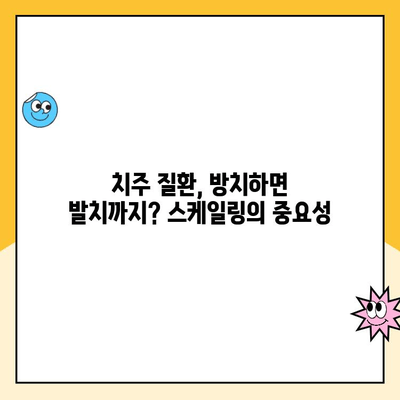 우장산역 치과| 스케일링, 왜 발치까지 이어질까요? | 치주 질환, 치아 건강, 스케일링 중요성