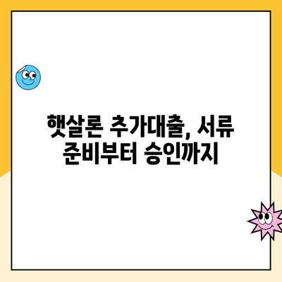 직장인 햇살론 추가대출 한도 증액 승인 확률 높이는 방법 | 신용등급, 소득증빙, 서류 준비 완벽 가이드