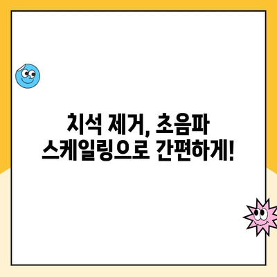 치과 초음파 스케일링, 통증 없이 치석 제거하는 방법 | 치과, 스케일링, 치석 제거, 통증 완화