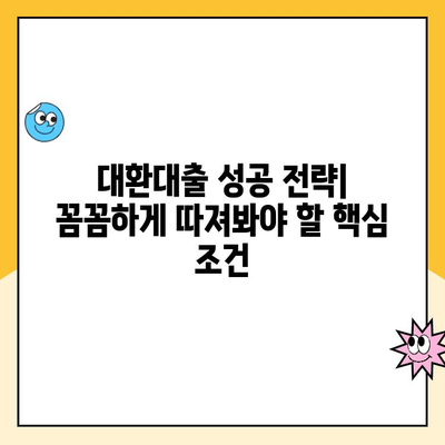 햇살론 대출 금리 최적화| 대환 시 놓치지 말아야 할 핵심 전략 | 햇살론, 대환대출, 금리 비교, 대출 상환