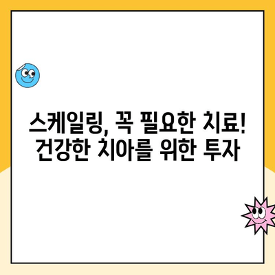 치과 스케일링 비용 & 보험 청구 완벽 가이드 | 치과, 스케일링, 보험, 비용, 견적