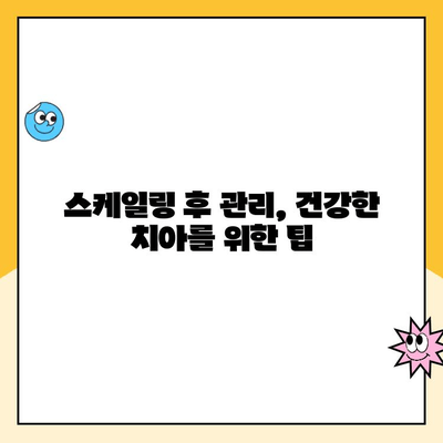 광주 치과 초음파 스케일링으로 간편하게 관리하는 구강 건강 | 스케일링, 치석 제거, 구강 관리 팁