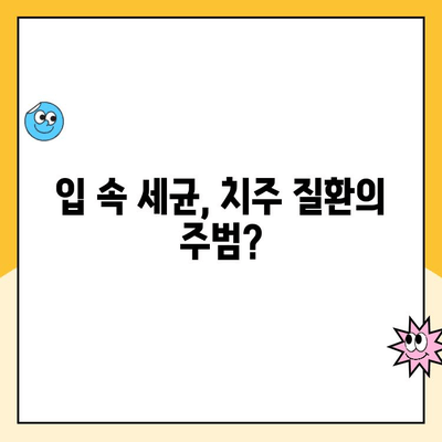 구강 세균과 치주 질환의 심각한 관계| 치아 건강 지키는 핵심 정보 | 치주염, 잇몸 질환, 구강 관리