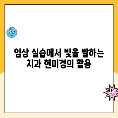 치과 현미경| 미래의 치과의사를 위한 필수 도구 | 치과 학생 교육, 임상 실습, 디지털 치의학