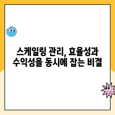 스케일링 관리가 왜 중요할까요? | 성장하는 비즈니스를 위한 필수 전략