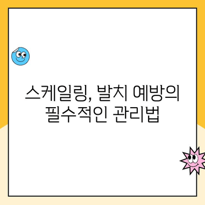 포항시 북구 치과 스케일링 관리| 발치를 예방하는 건강한 치아 관리법 | 스케일링, 치아 건강, 구강 관리 팁