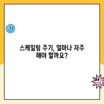 스케일링, 지속적인 구강 건강의 비밀| 효과와 주기 | 치아 건강, 치석 제거, 구강 관리