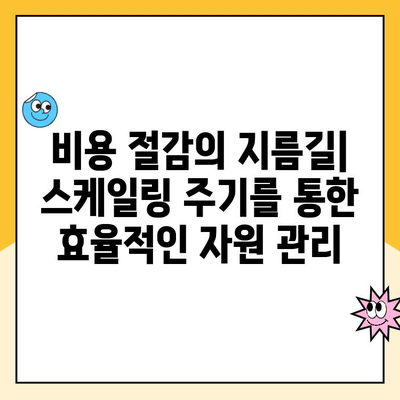 스케일링 주기| 언제, 왜 필요할까요? | 성장 전략, 효율성, 비용 절감, 성공 사례