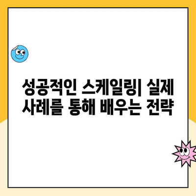스케일링 주기| 언제, 왜 필요할까요? | 성장 전략, 효율성, 비용 절감, 성공 사례