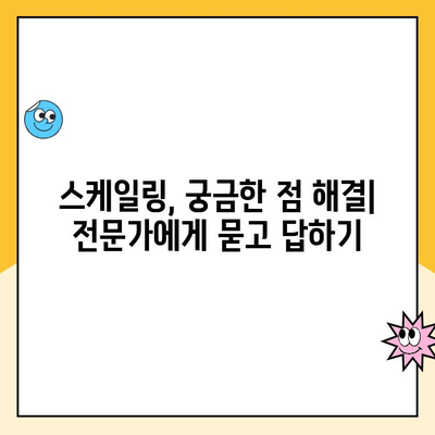 스케일링, 언제 받아야 할까요? | 치아 건강, 교정, 효과 검토