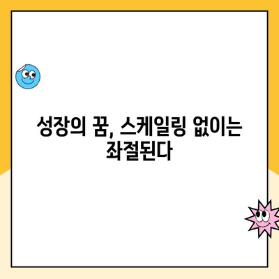 스케일링을 받지 않으면 겪을 수 있는 문제| 당신의 비즈니스를 위협하는 5가지 | 스케일링, 성장, 문제 해결, 비즈니스 성장