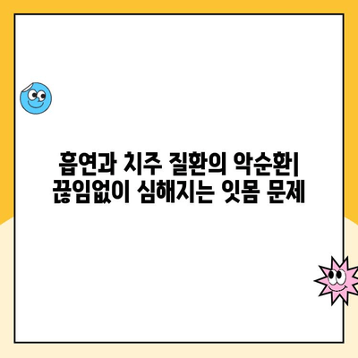 흡연이 치주 질환에 미치는 영향| 심각성과 예방법 | 치주염, 잇몸 질환, 금연