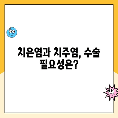 치은 수술 고려 시, 꼭 확인해야 할 3가지 주요 임상적 지표 | 치은염, 치주염, 수술 결정, 치과 상담