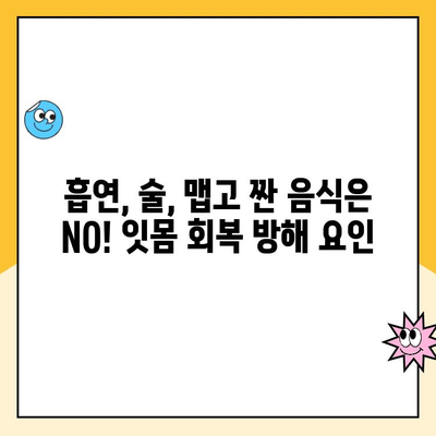 치은 수술 후 잇몸 건강 회복 가이드| 필수 관리법 & 주의사항 | 치은 수술, 잇몸 관리, 회복 팁