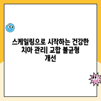 스케일링이 엇갈린 교합과 치아 마모를 막는 5가지 방법 | 치아 건강, 교합 불균형, 치아 마모 예방