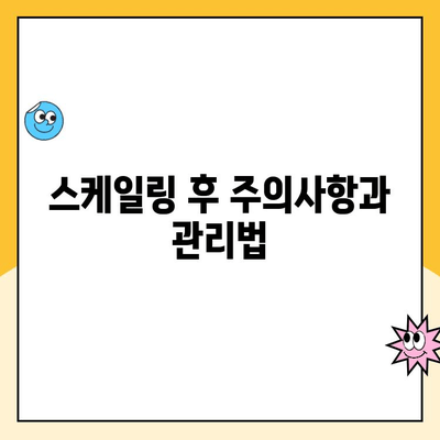 치아 건강 지키는 필수 관리법| 정기적인 스케일링의 중요성과 절차 | 치석 제거, 잇몸 건강, 구강 관리, 치과 방문