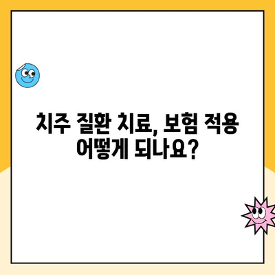 치주 질환 치료 계획별 예상 비용 가이드 | 치주 질환, 치료 비용, 치료 계획, 치과