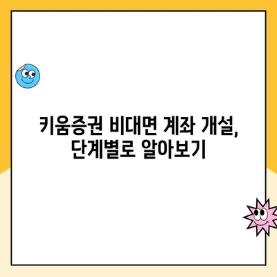 미성년 자녀 주식 계좌, 키움증권으로 비대면 개설하는 방법| 상세 가이드 | 주식 투자, 키움증권, 미성년 계좌 개설, 비대면