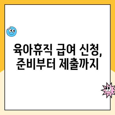 육아휴직 급여, 신청부터 지급일 확인까지 한번에! | 육아휴직, 급여 신청, 지급일 확인,  절차, 서류