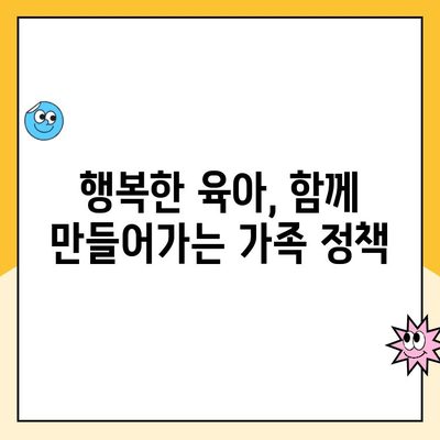 행복한 가족을 위한 출산 장려 정책| 6+6 육아휴직제도와 함께하는 행복한 육아 | 출산 지원, 육아 휴직, 가족 정책, 행복한 육아